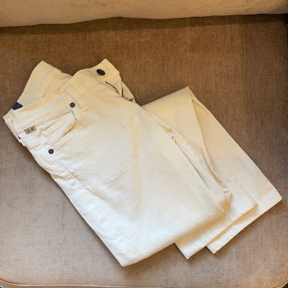 Citizens of Humanity white straight jeans sz 24